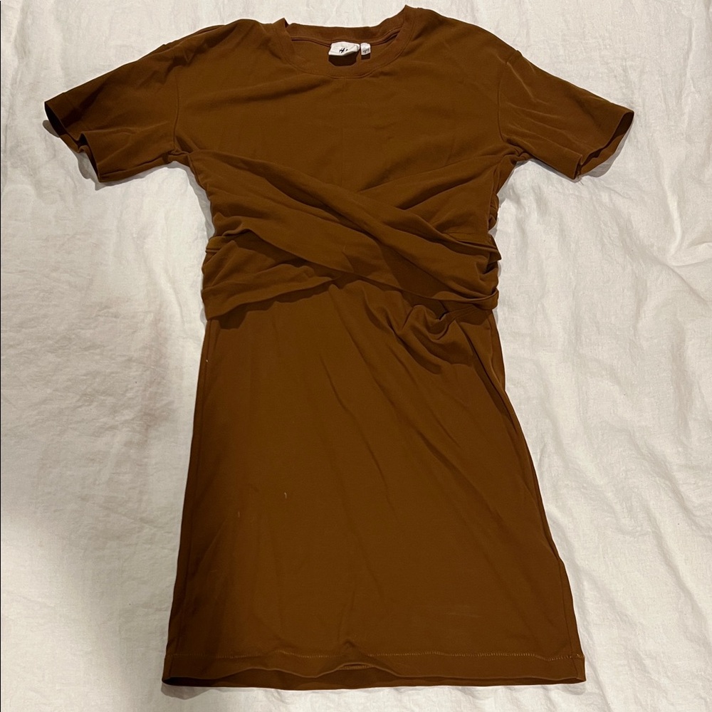 H&M Rich Brown Mini Dress